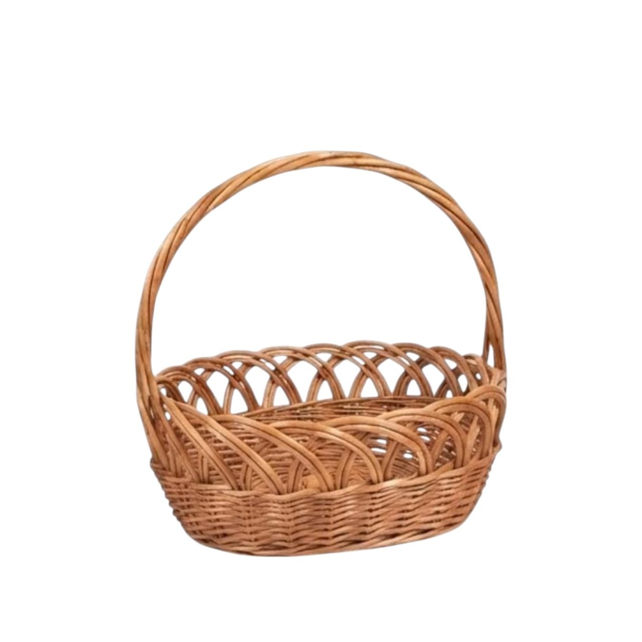 Woven palm-leaf carrier