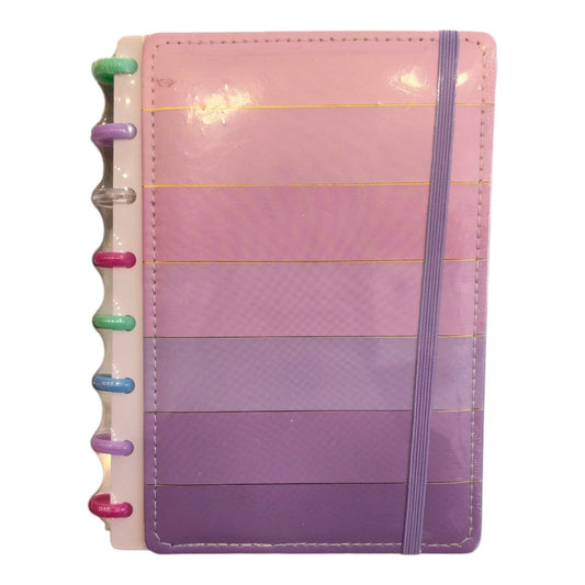 A5 Colored Leather Ring-Bound Notebook