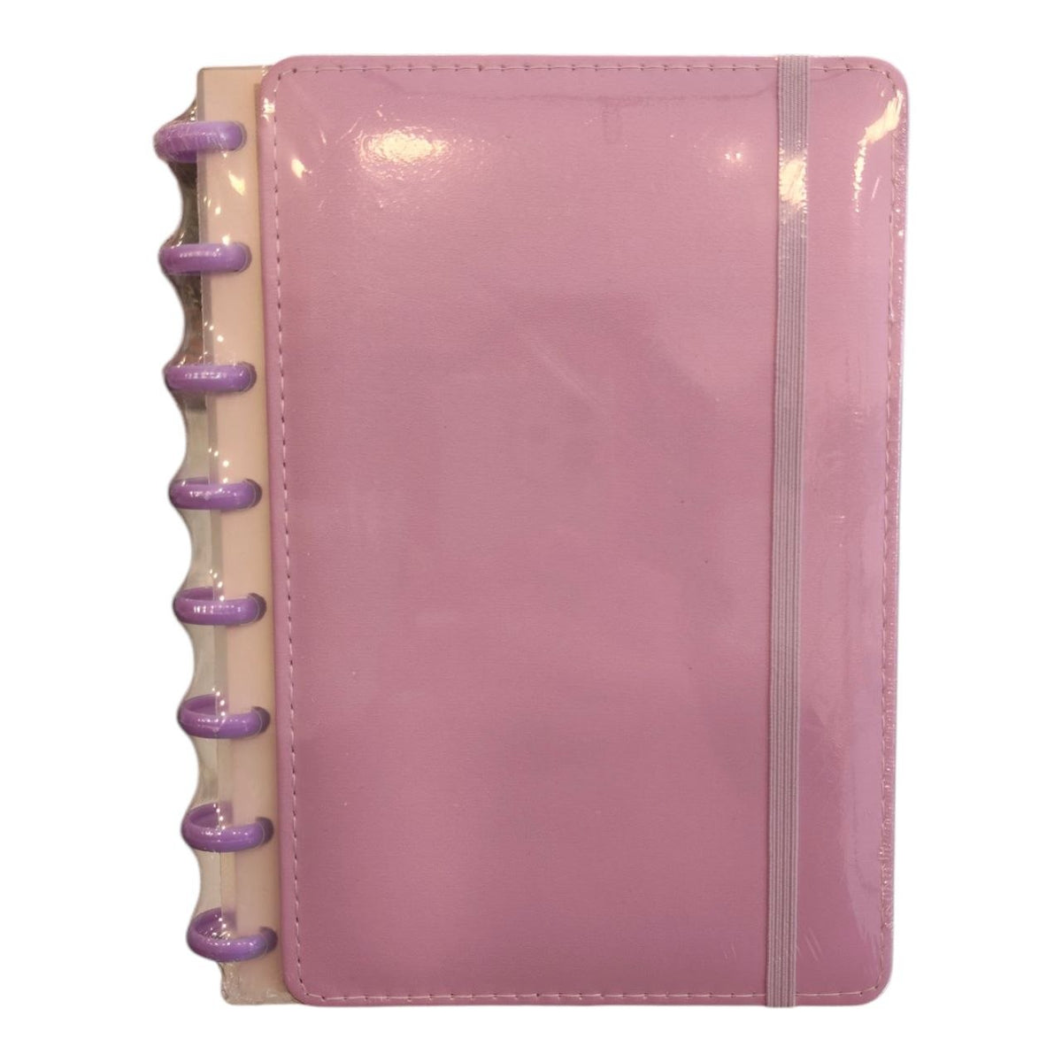 A5 Colored Leather Ring-Bound Notebook