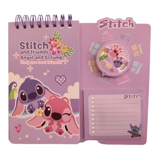 Notebook + Sticky notes + Stickers