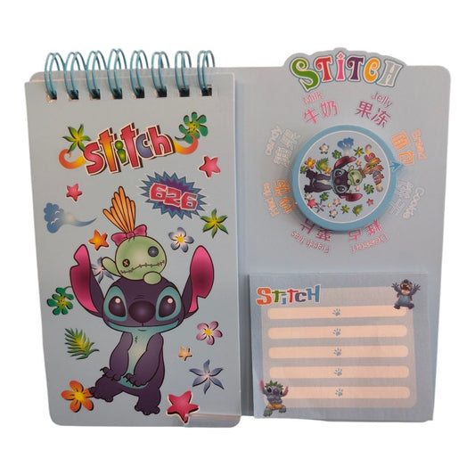 Notebook + Sticky notes + Stickers