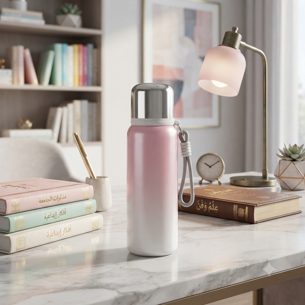 Pink Stainless Steel Thermal Flask 600ml