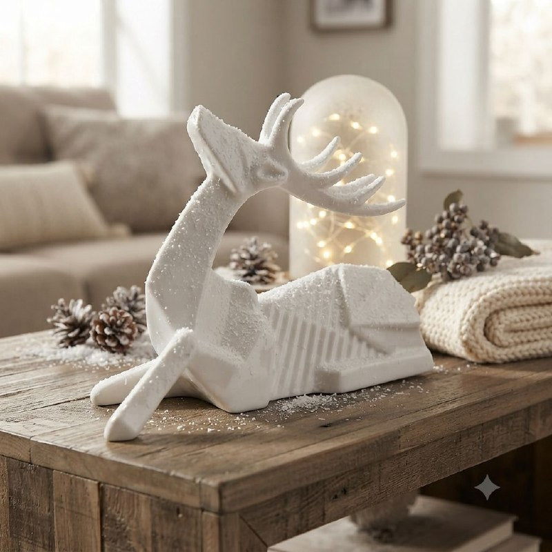 Ceramic sitting gazelle