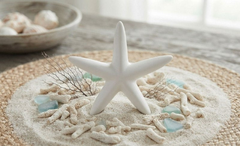 Ceramic starfish decoration