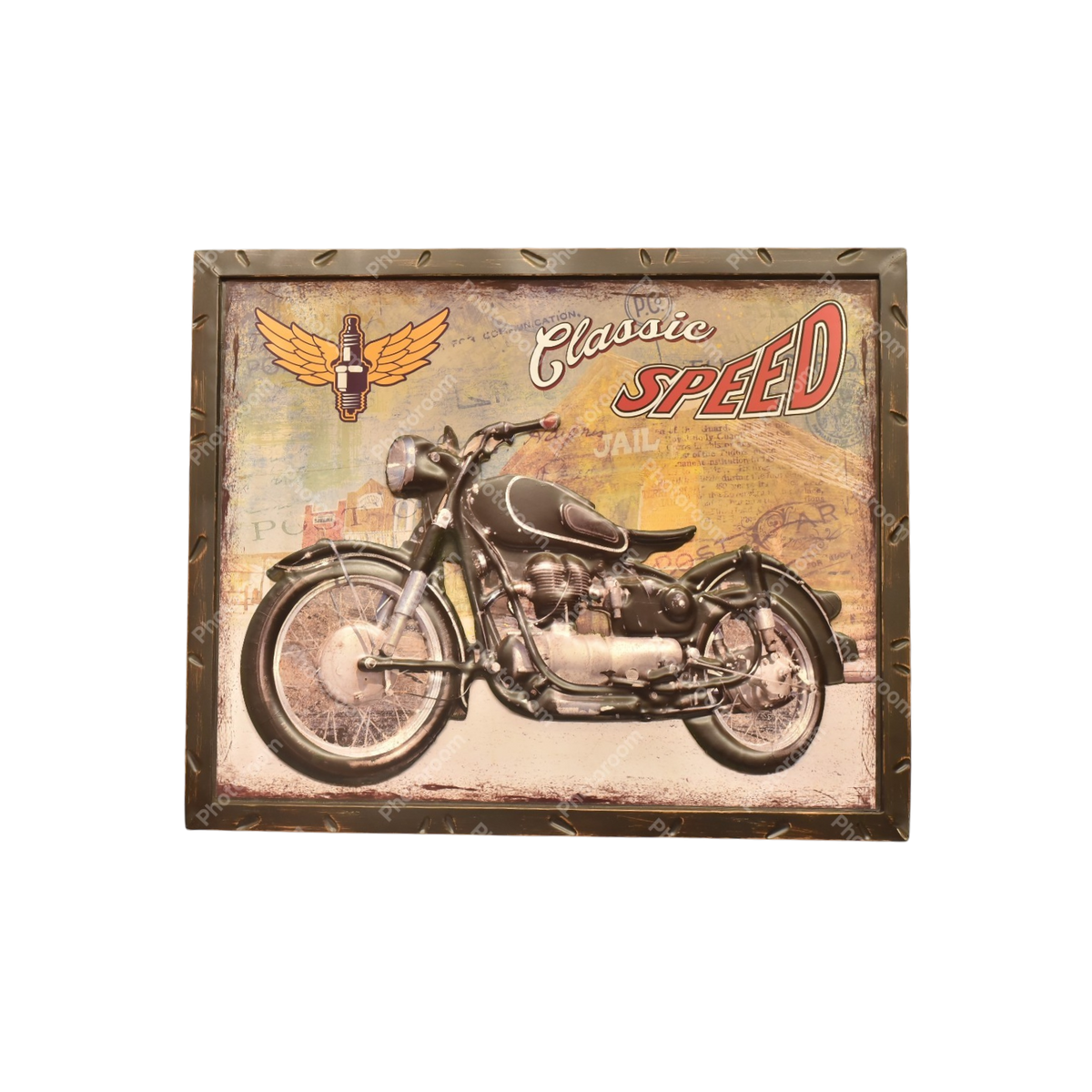 Decorative metal frame
