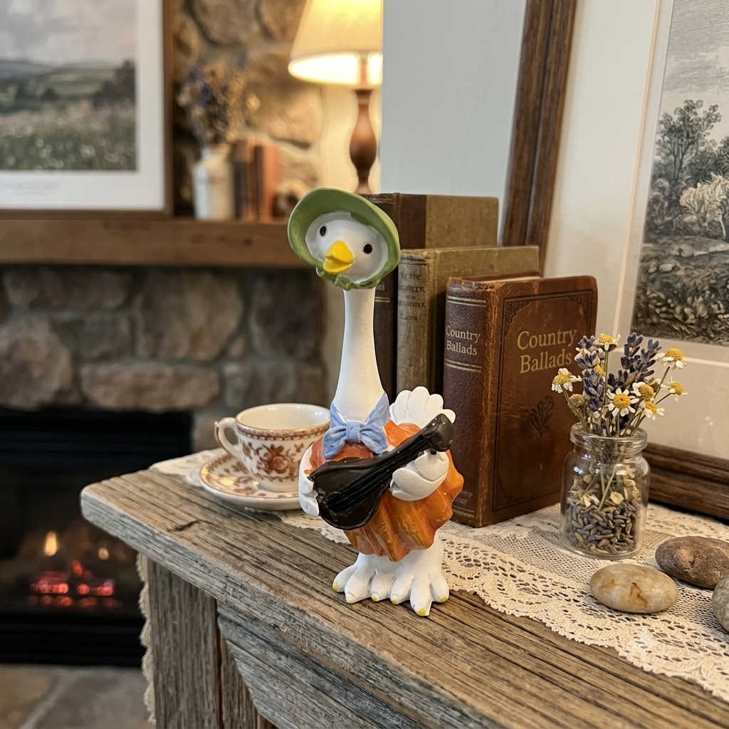 Small porcelain duck