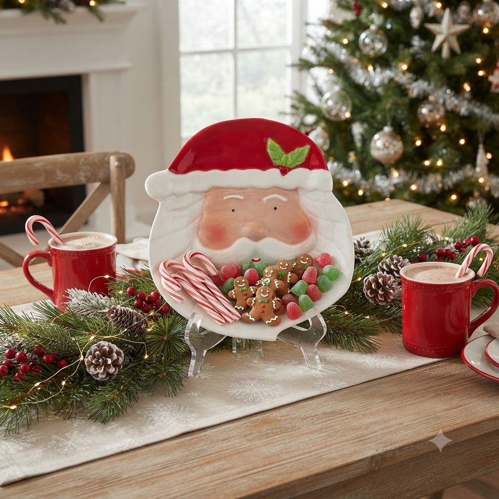 Santa Face Plate