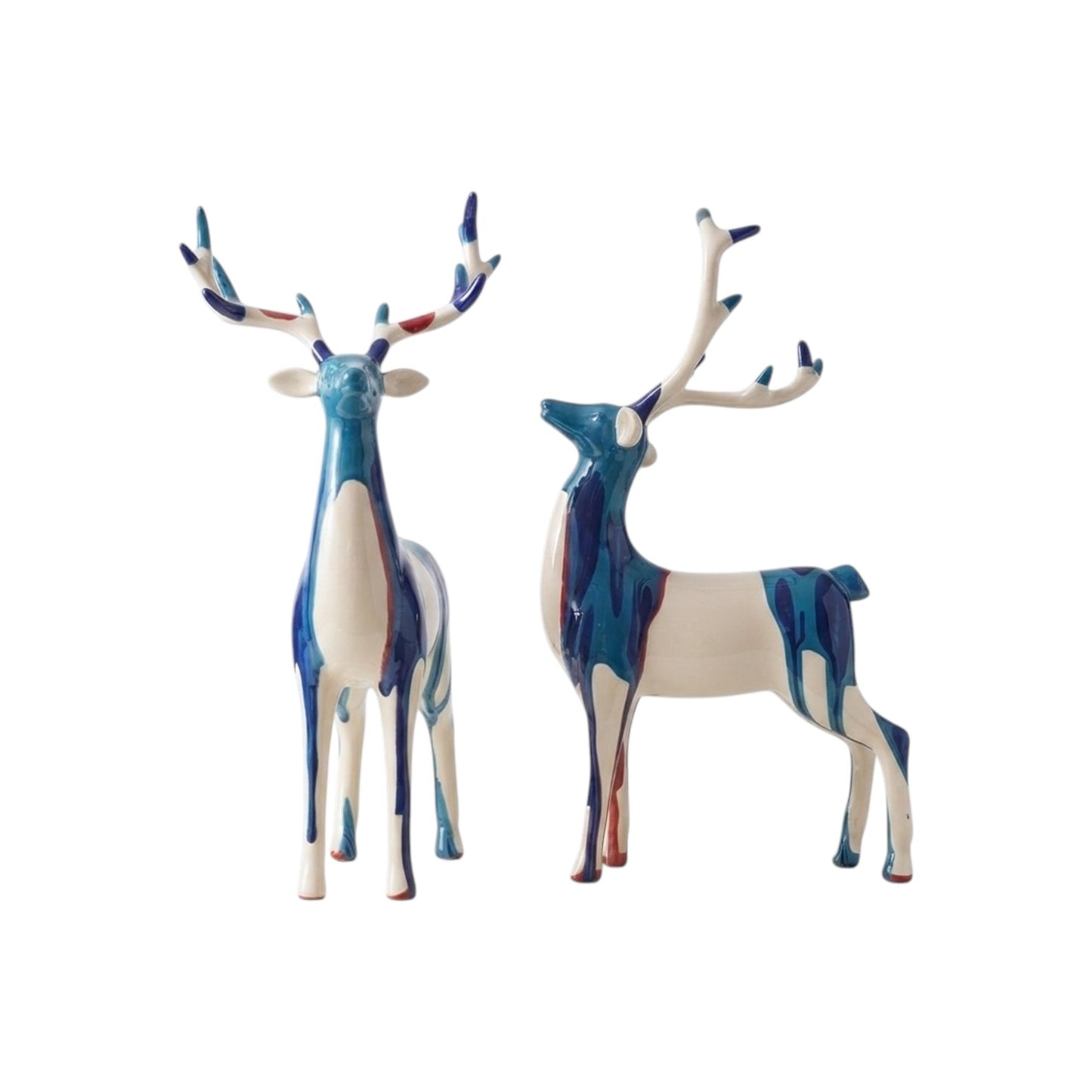 Colored ceramic gazelle