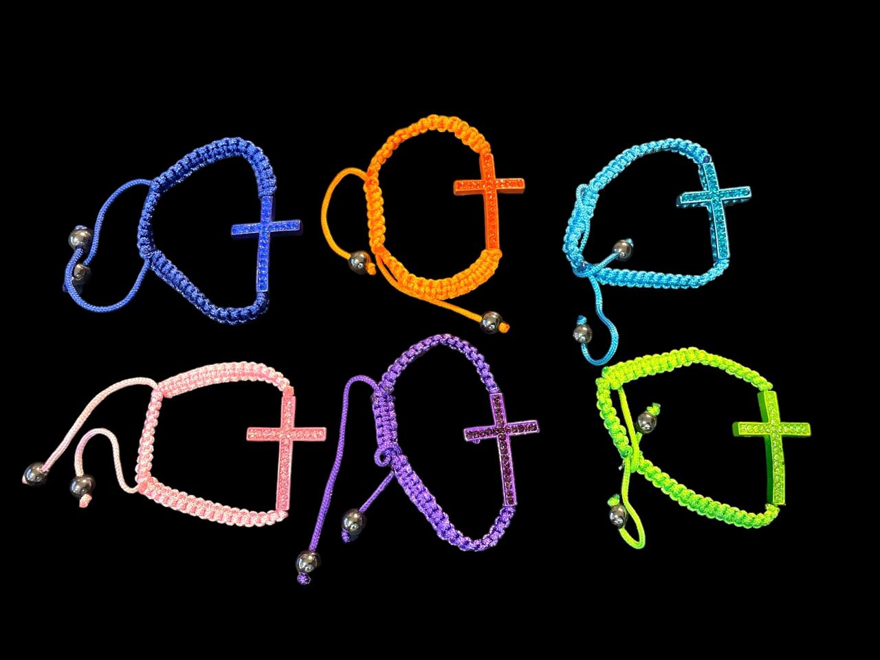 colorful thread bracelet