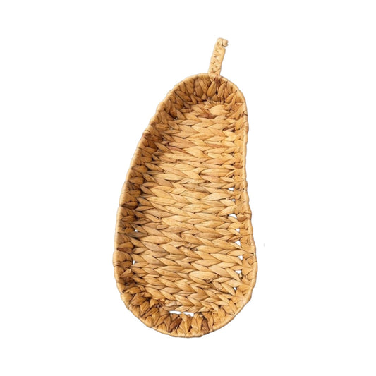 Guava basket, braided wicker