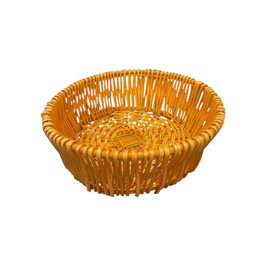 round wicker basket