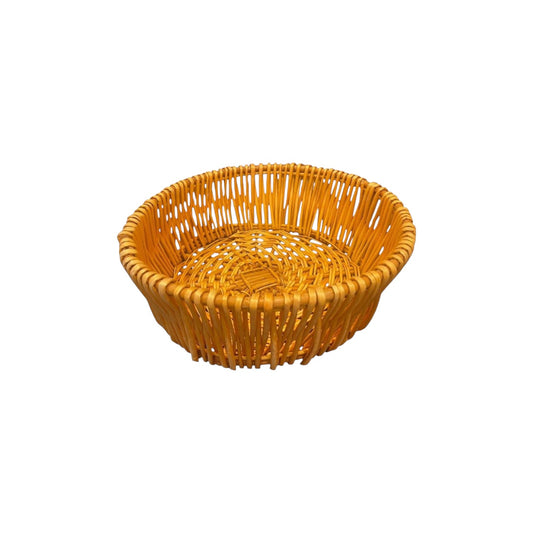round wicker basket