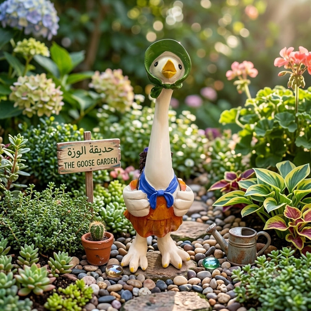 Large porcelain duck