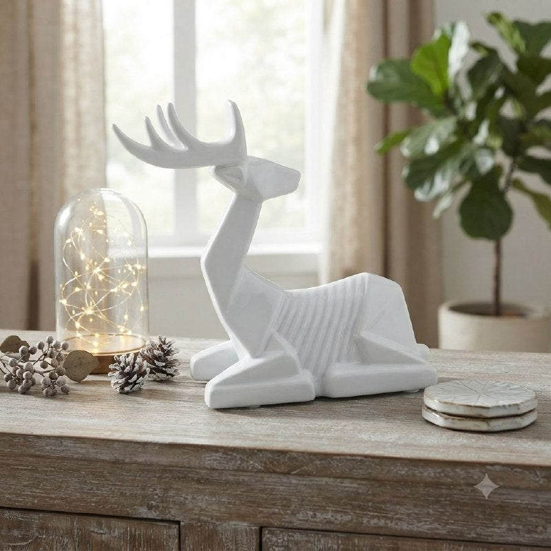 Ceramic sitting gazelle