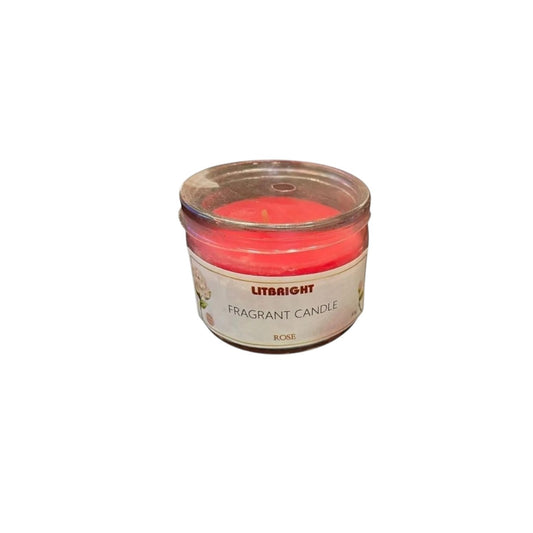 Glass jar candle