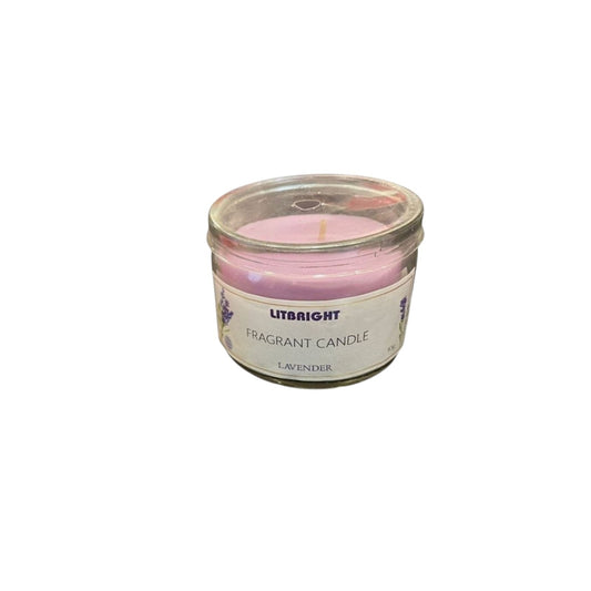 Glass jar candle