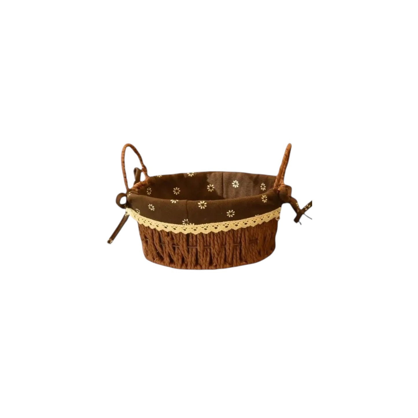 black wicker basket