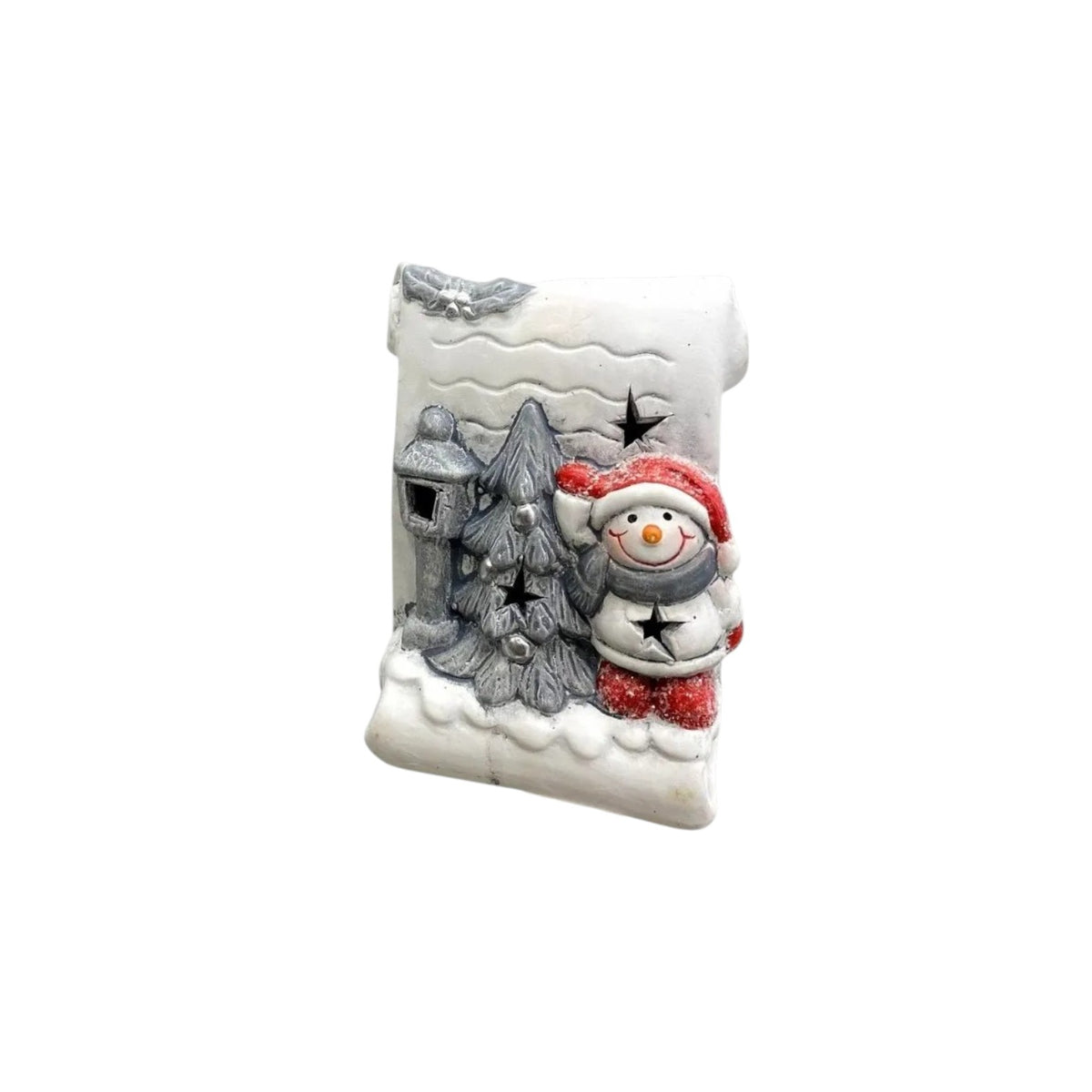 Light-up Christmas letter-shaped figure