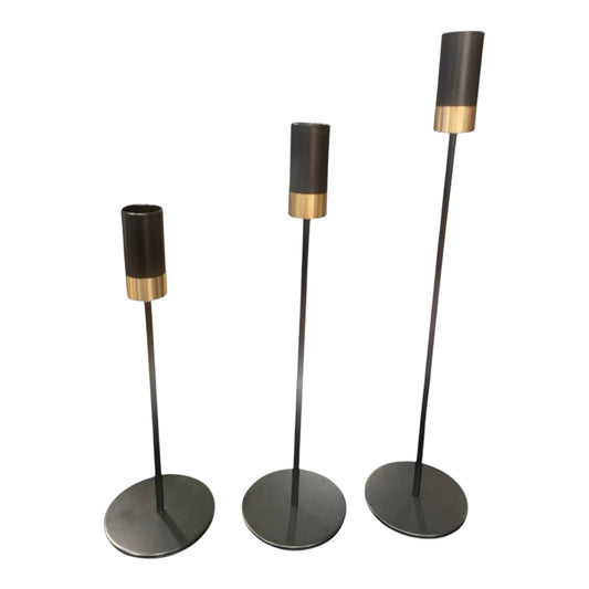 3-piece candlestick set