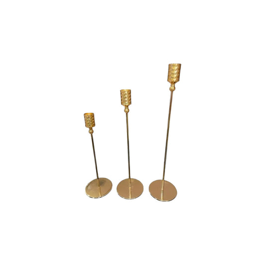 3-piece candlestick set