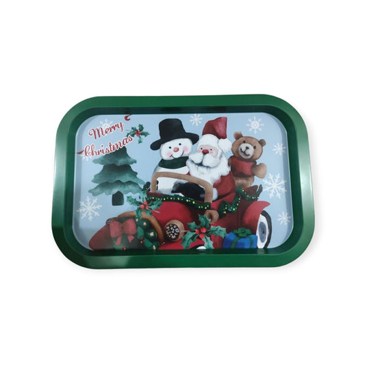 rectangular metal tray