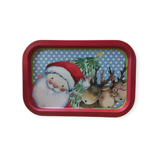 rectangular metal tray