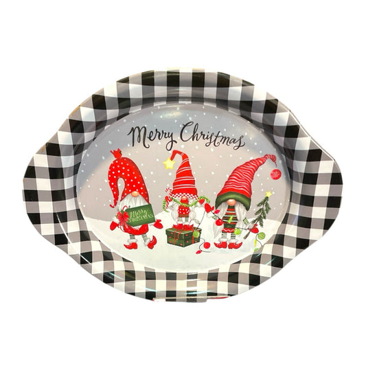 Christmas metal tray