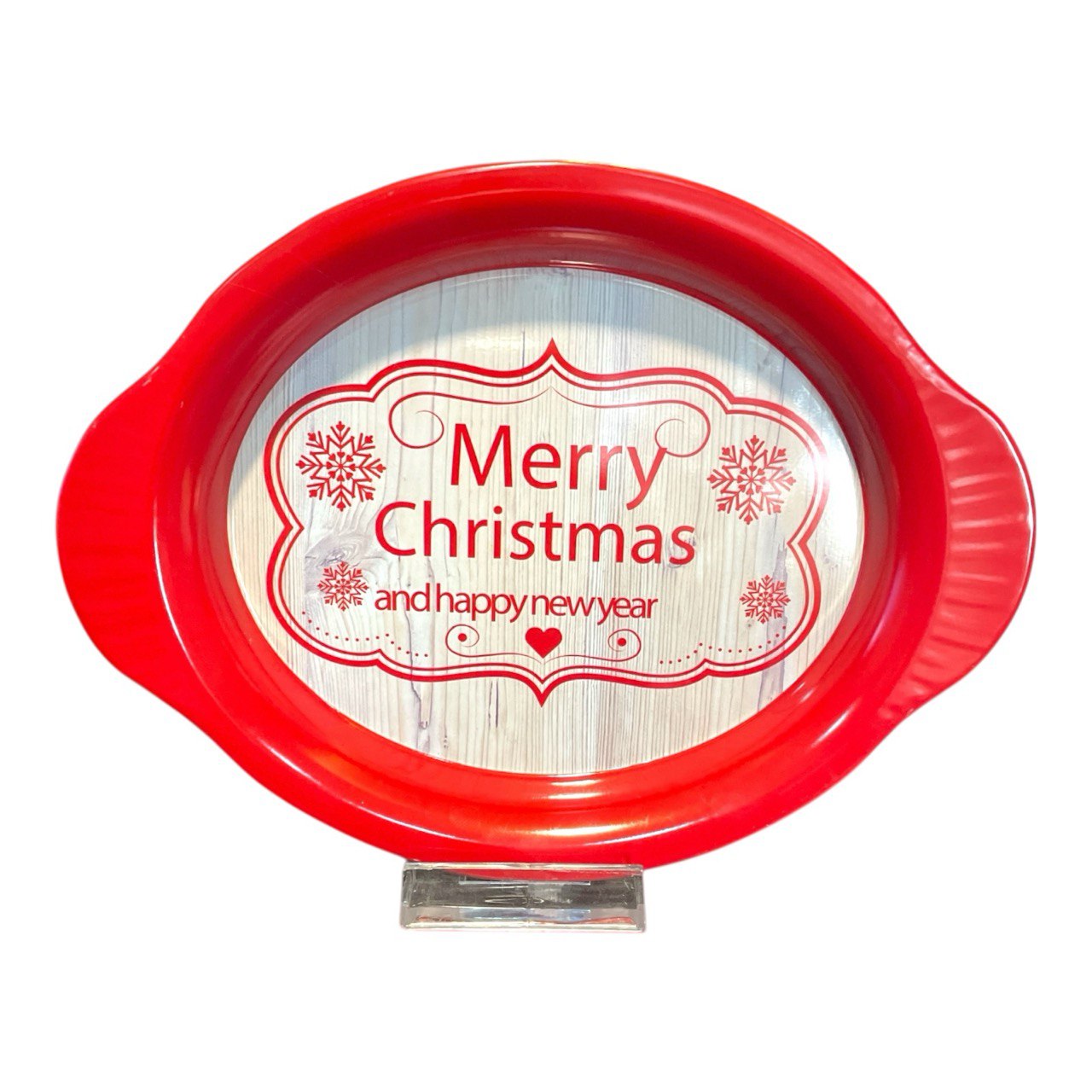 Christmas metal tray