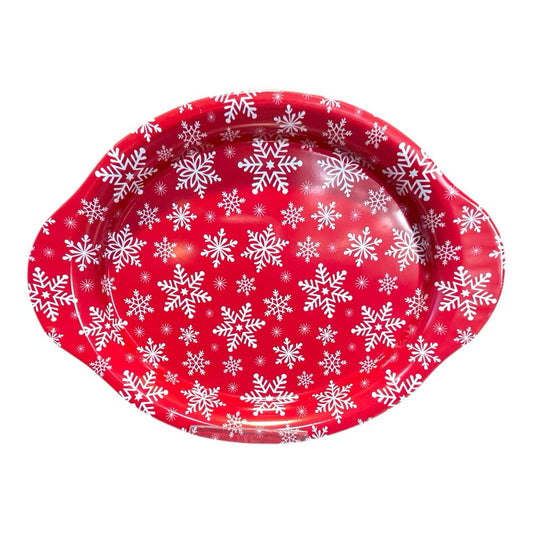 Christmas metal tray