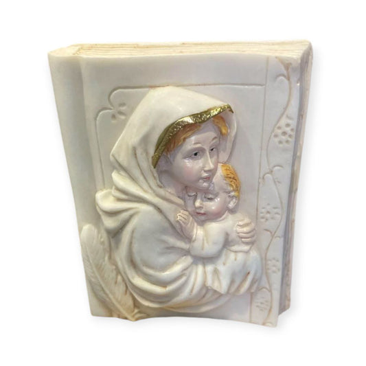 Motherhood on the book poly resin