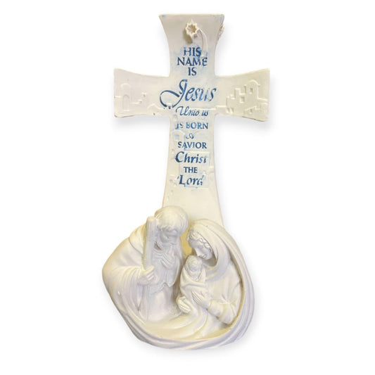 Holy Family Cross White