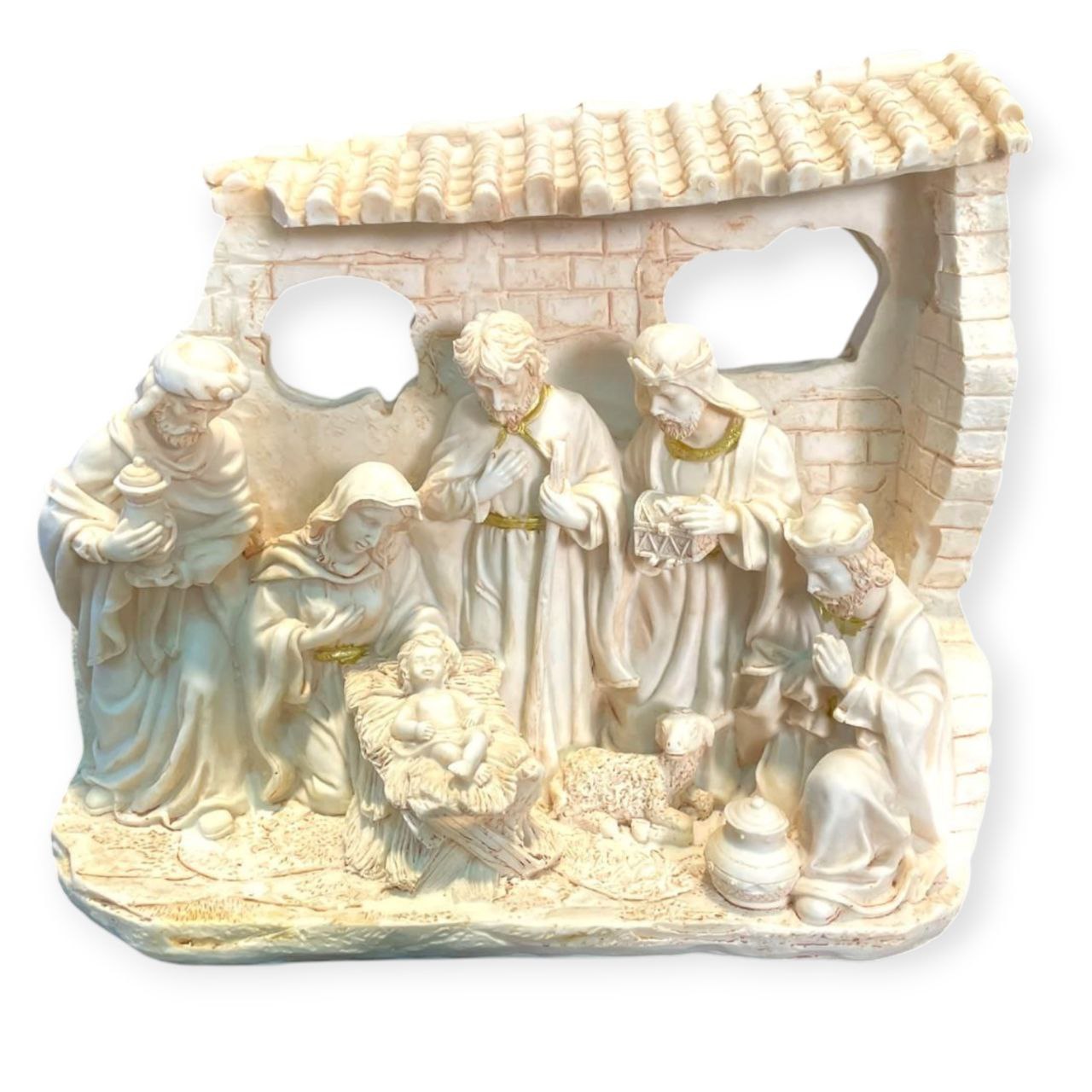 Christmas cave poly resin