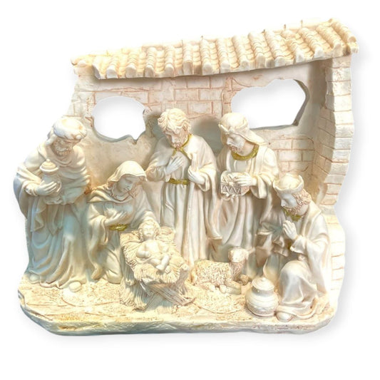 Christmas cave poly resin