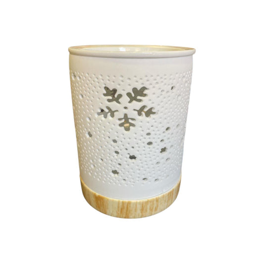 Matte Ceramic Cut Out Oil Burner