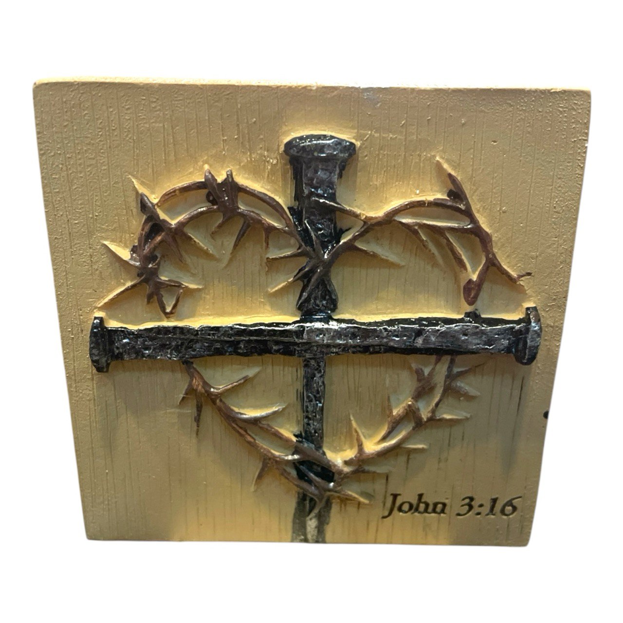 God So Loved The World Nail Cross