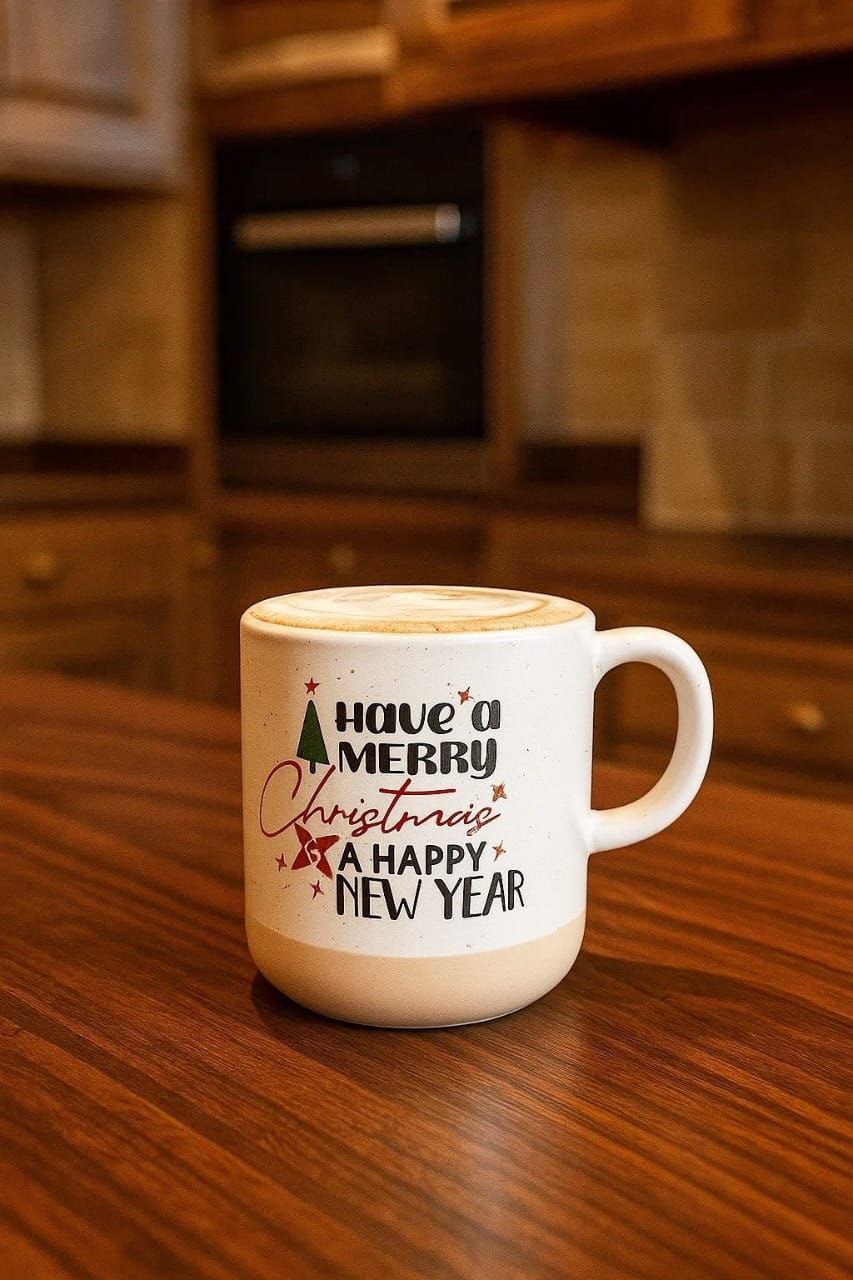 Christmas porcelain mug