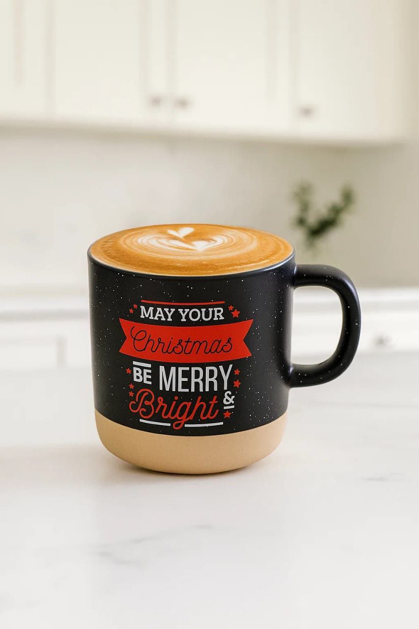 Christmas porcelain mug