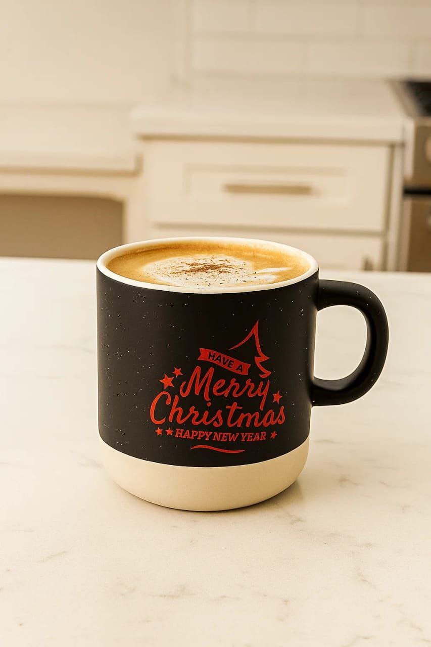 Christmas porcelain mug