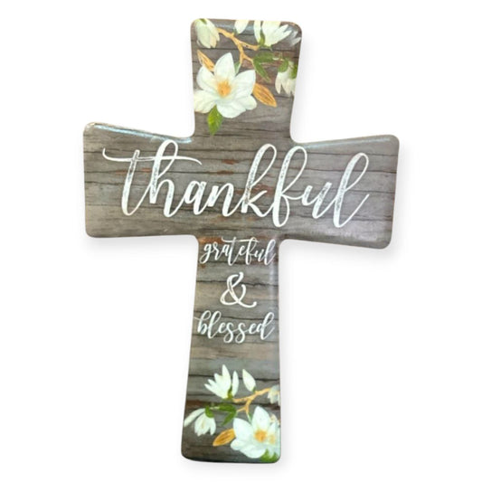 Ceramic cross THANK FUL