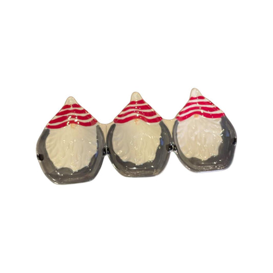 Three Cases Santa Christmas Plate