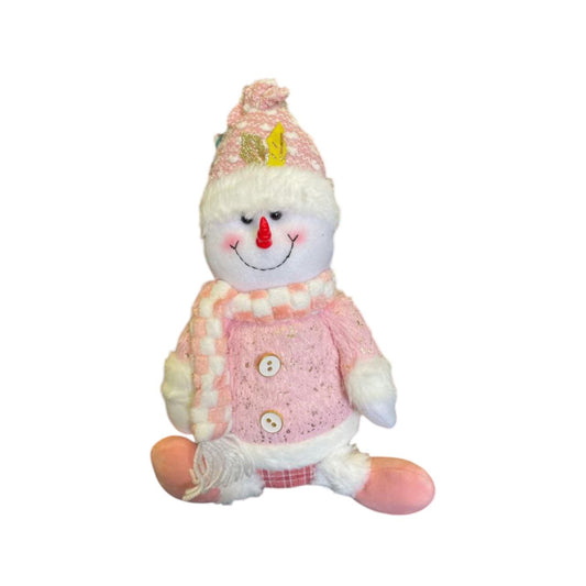 Snowman Pink Doll