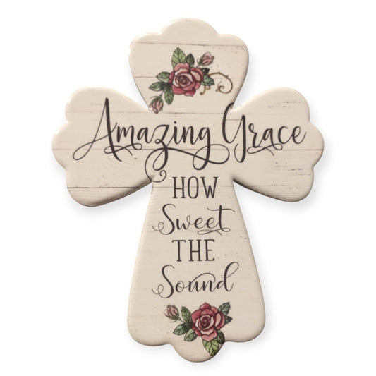Ceramic cross AMAZING GRACE