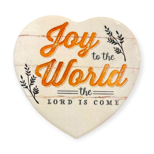 Ceramic Heart Coaster YOU TO THE WORLD