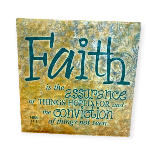 Square ceramic FAITH