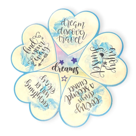 Round ceramic coaster FIND YOUR WAY