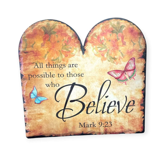 Arch ceramic BELIEVE