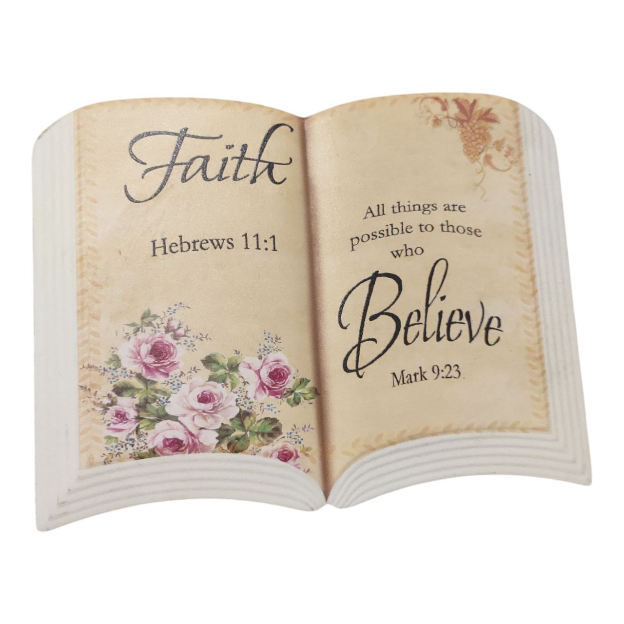 Ceramic book FAITH