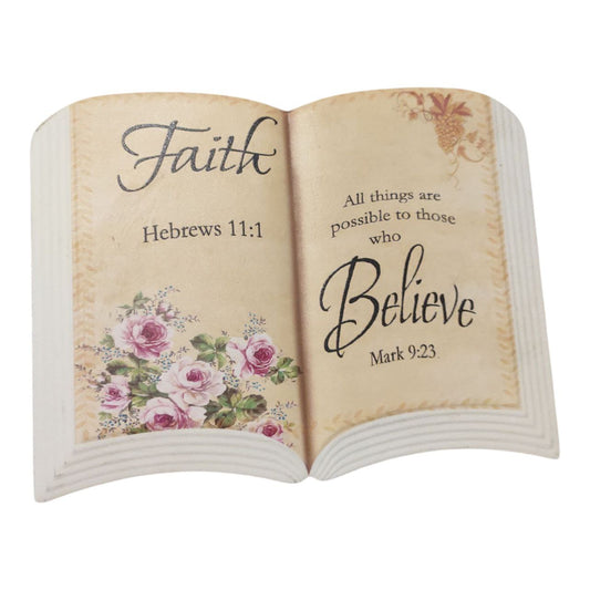 Ceramic book FAITH