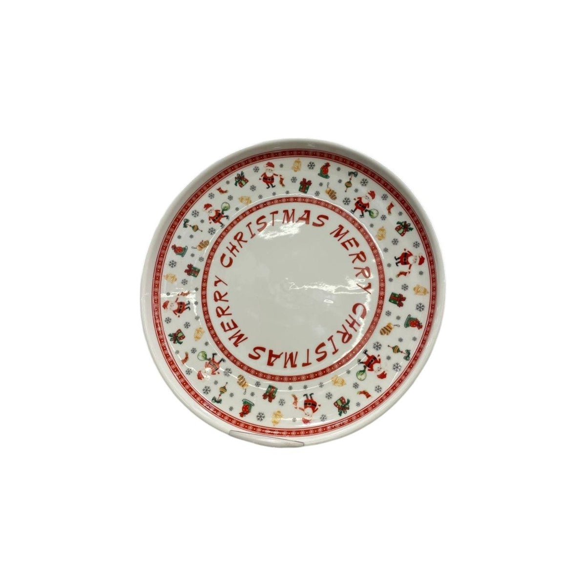Round ceramic dish