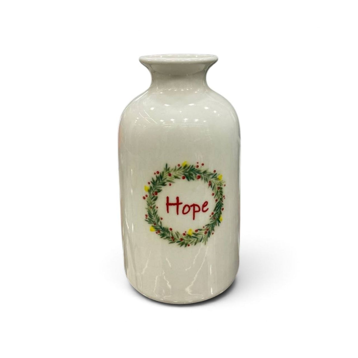 Christmas flower vase